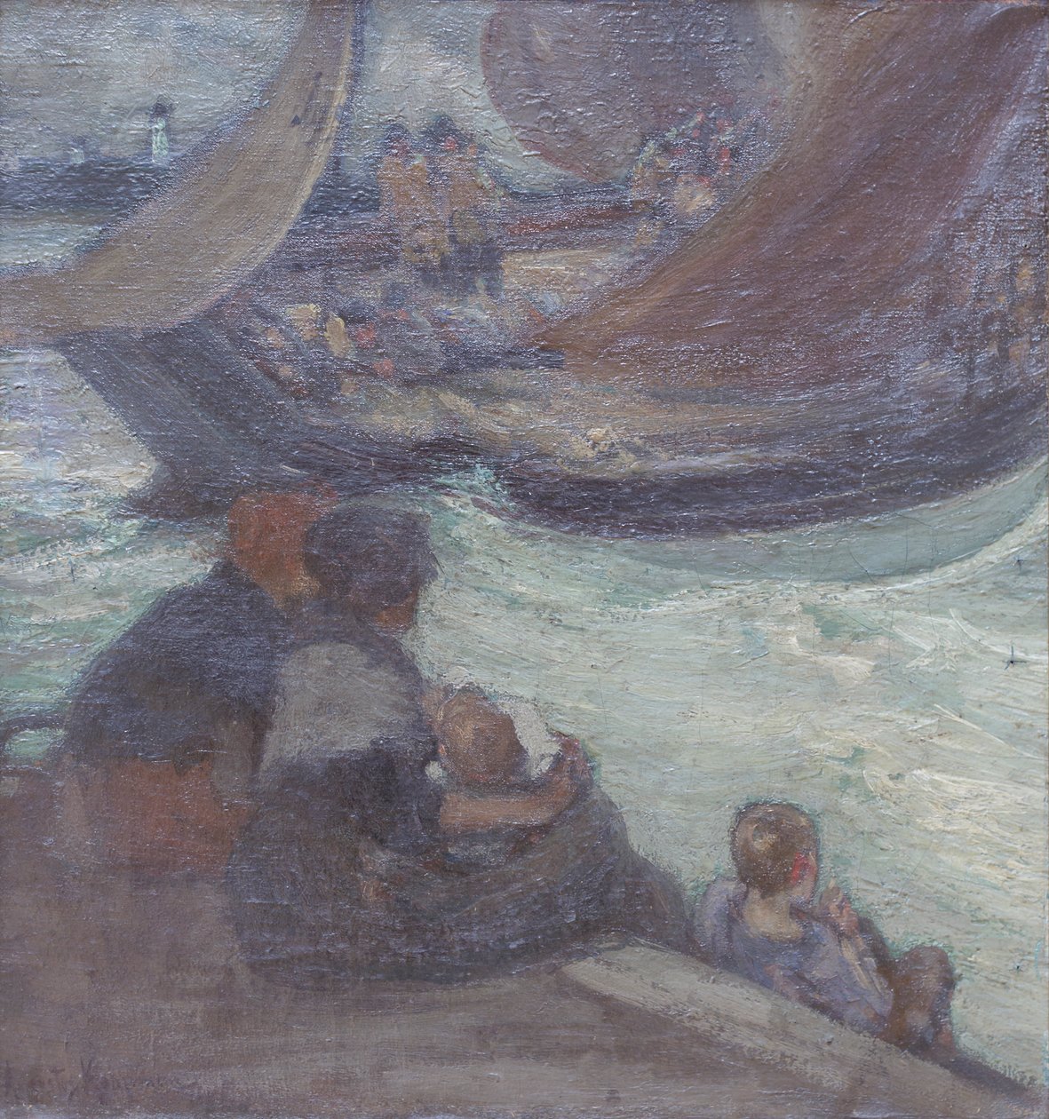 Departure for Fishing by Augustus B. Koopman