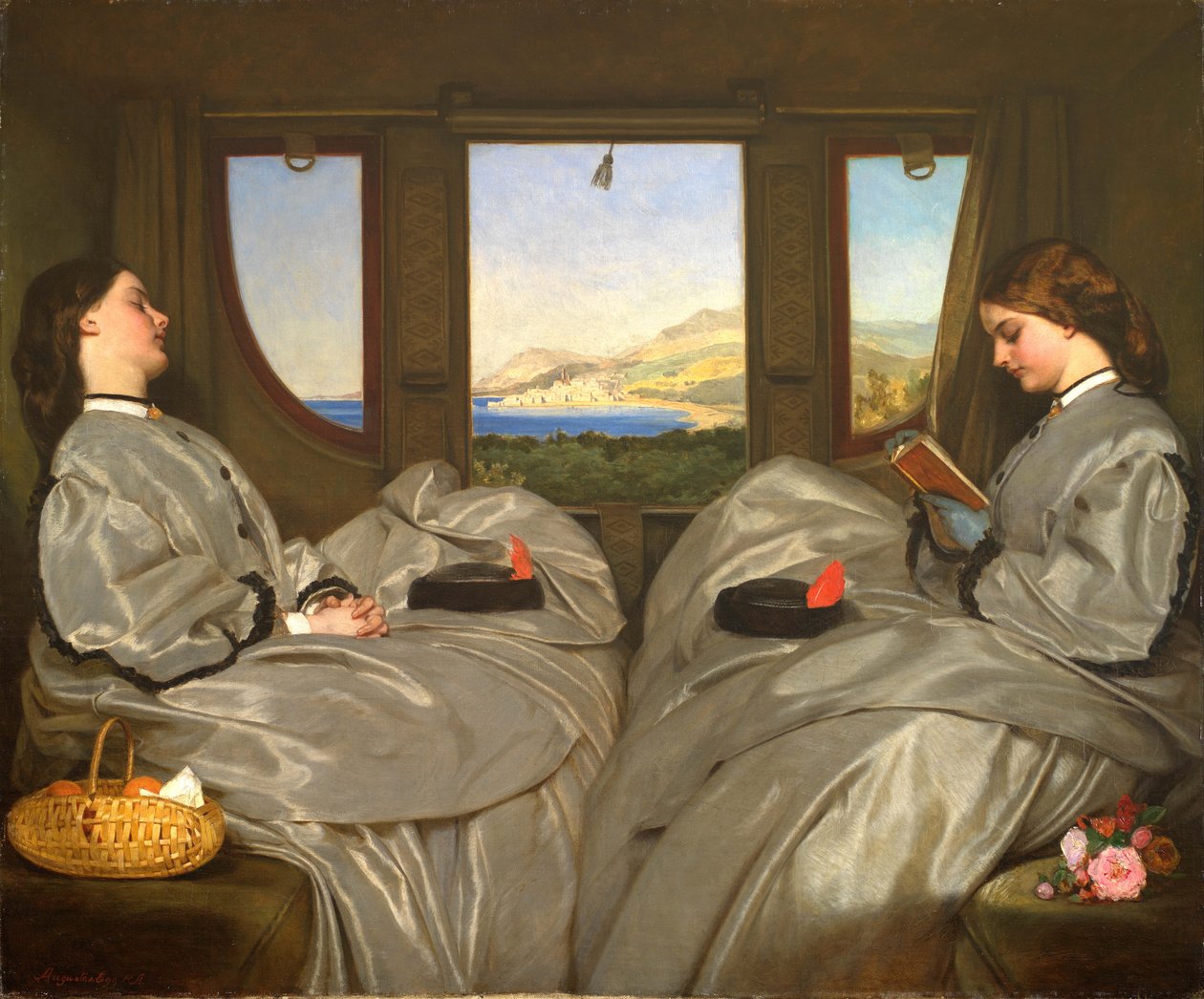 The Travelling Companions by Augustus Leopold Egg