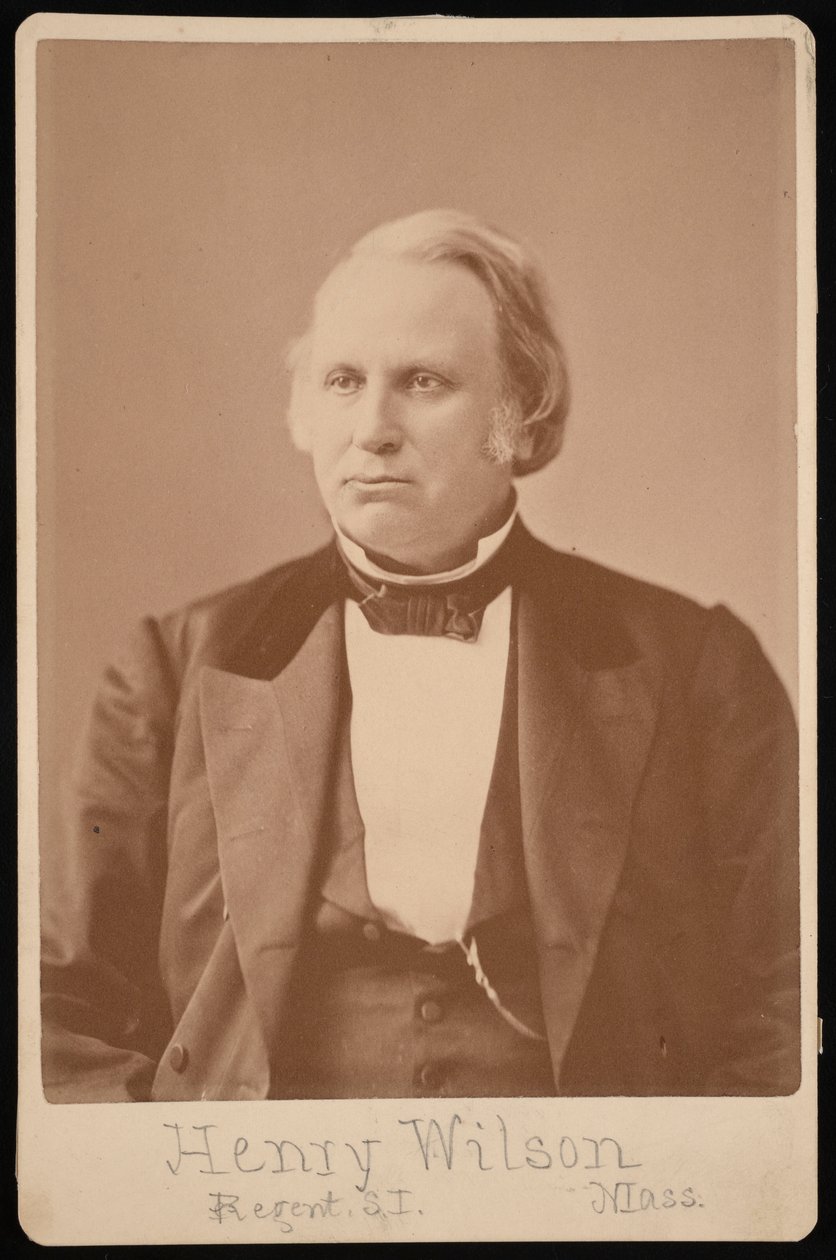 Portrait of Henry Wilson by Augustus Marshall