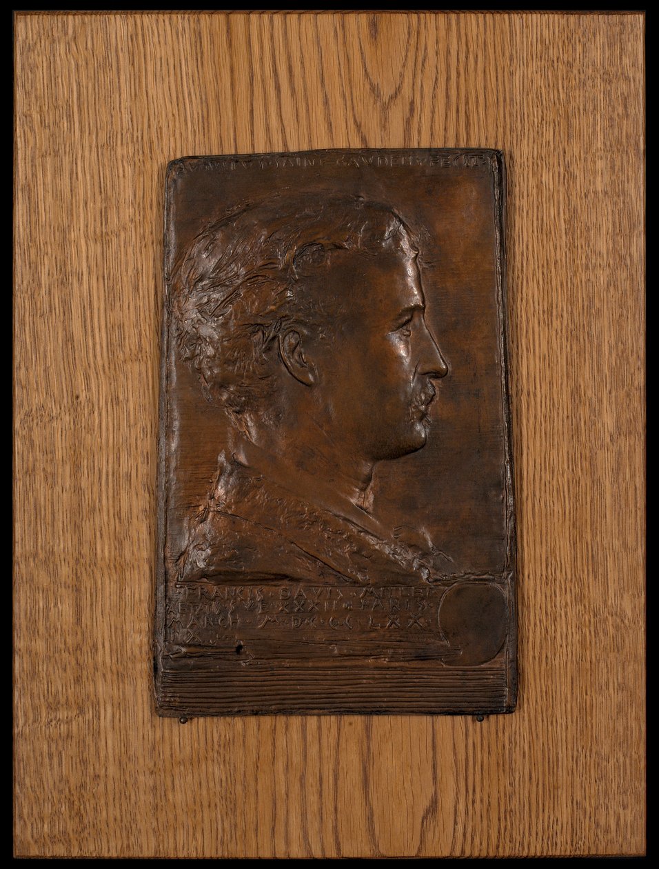 Francis Davis Millet by Augustus Saint Gaudens