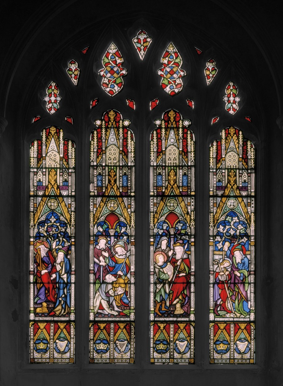 Biblical Scenes of David and Saul by Augustus Welby Northmore Pugin