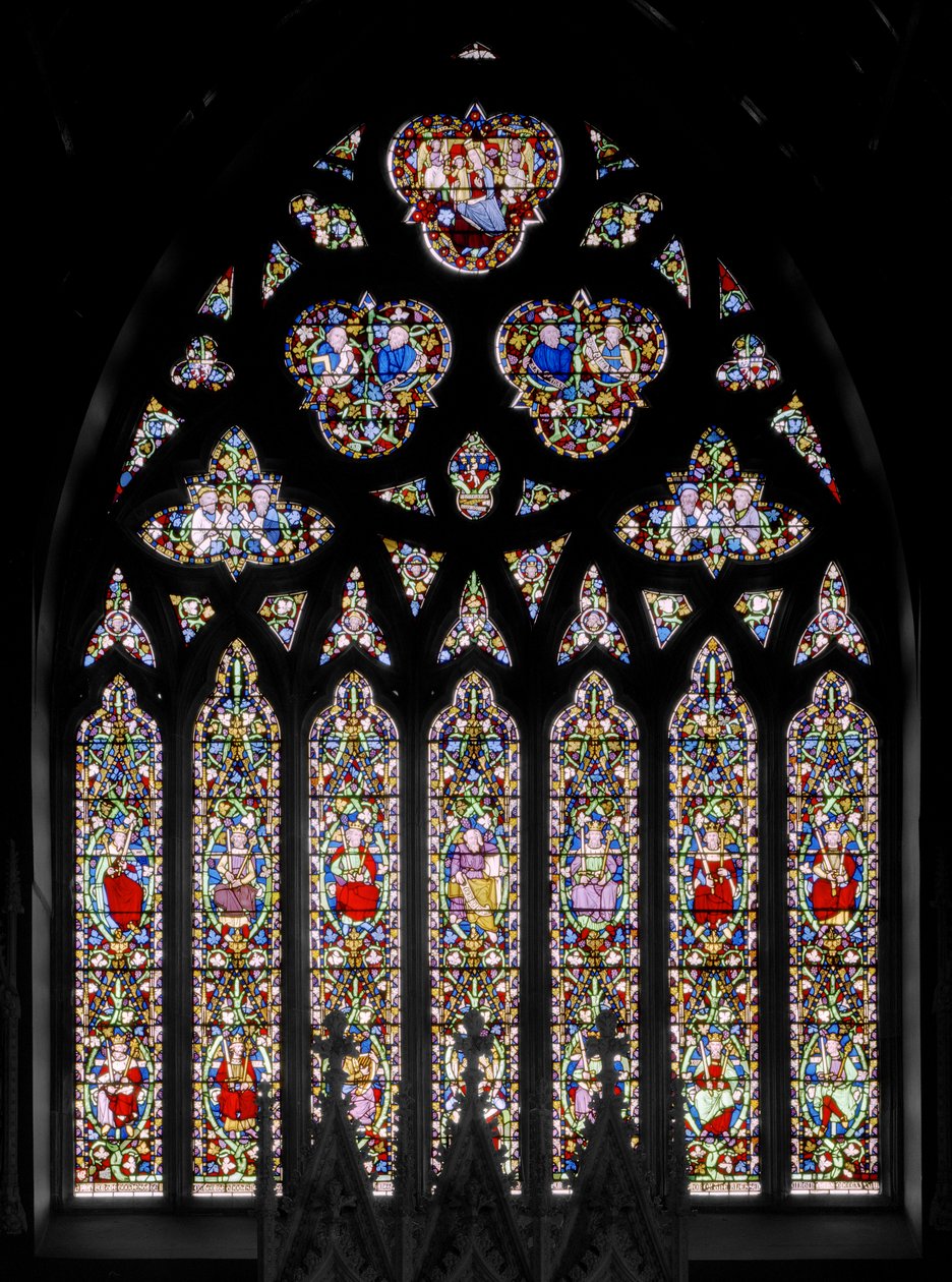 East Window with Jesse Tree by Augustus Welby Northmore Pugin