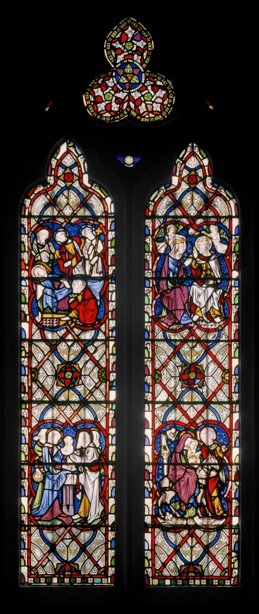 Lady Chapel Window with Scenes from the Life of the Virgin by Augustus Welby Northmore Pugin
