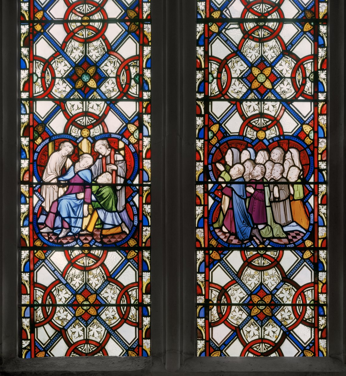 St. George Window (detail) by Augustus Welby Northmore Pugin