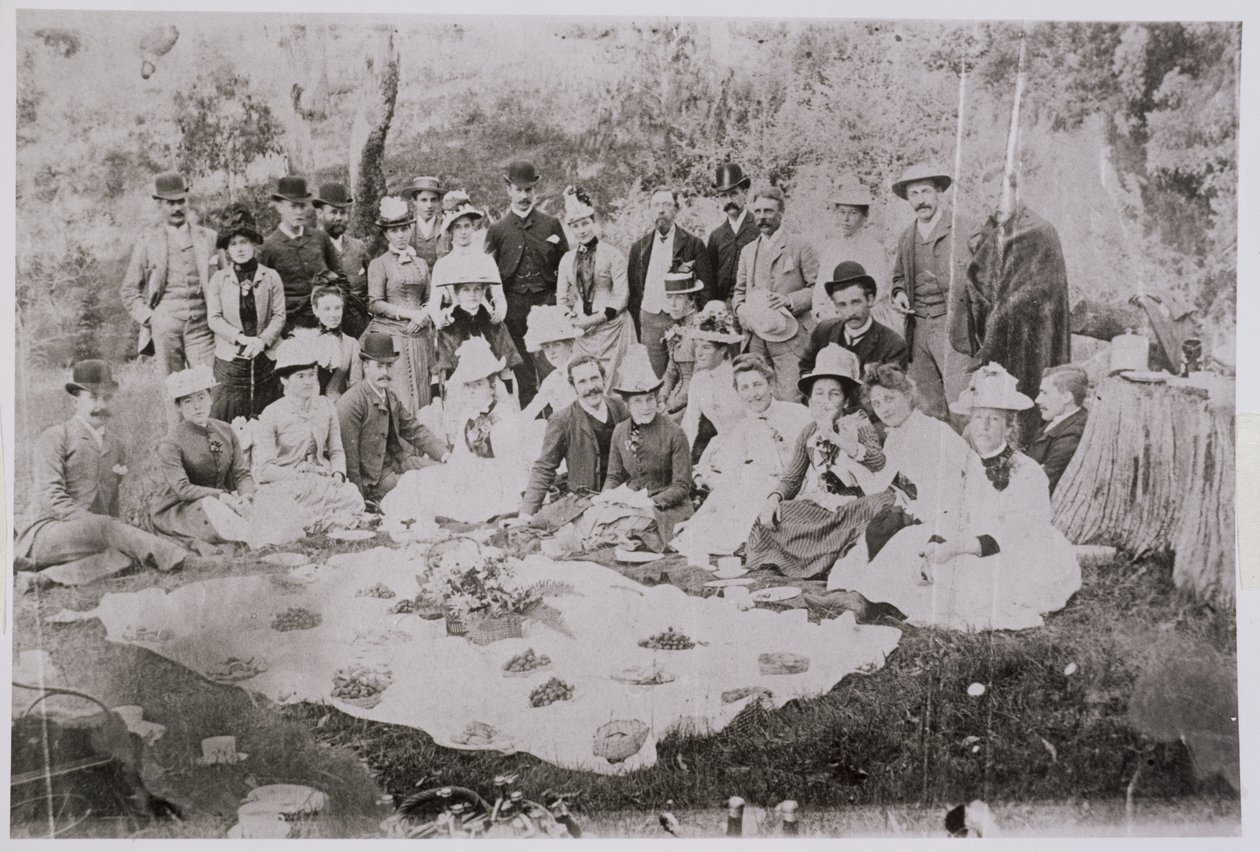 William Lawrence Bragg (1890-1971) and His Family in Australia, Late 19th Century by Australian Photographer