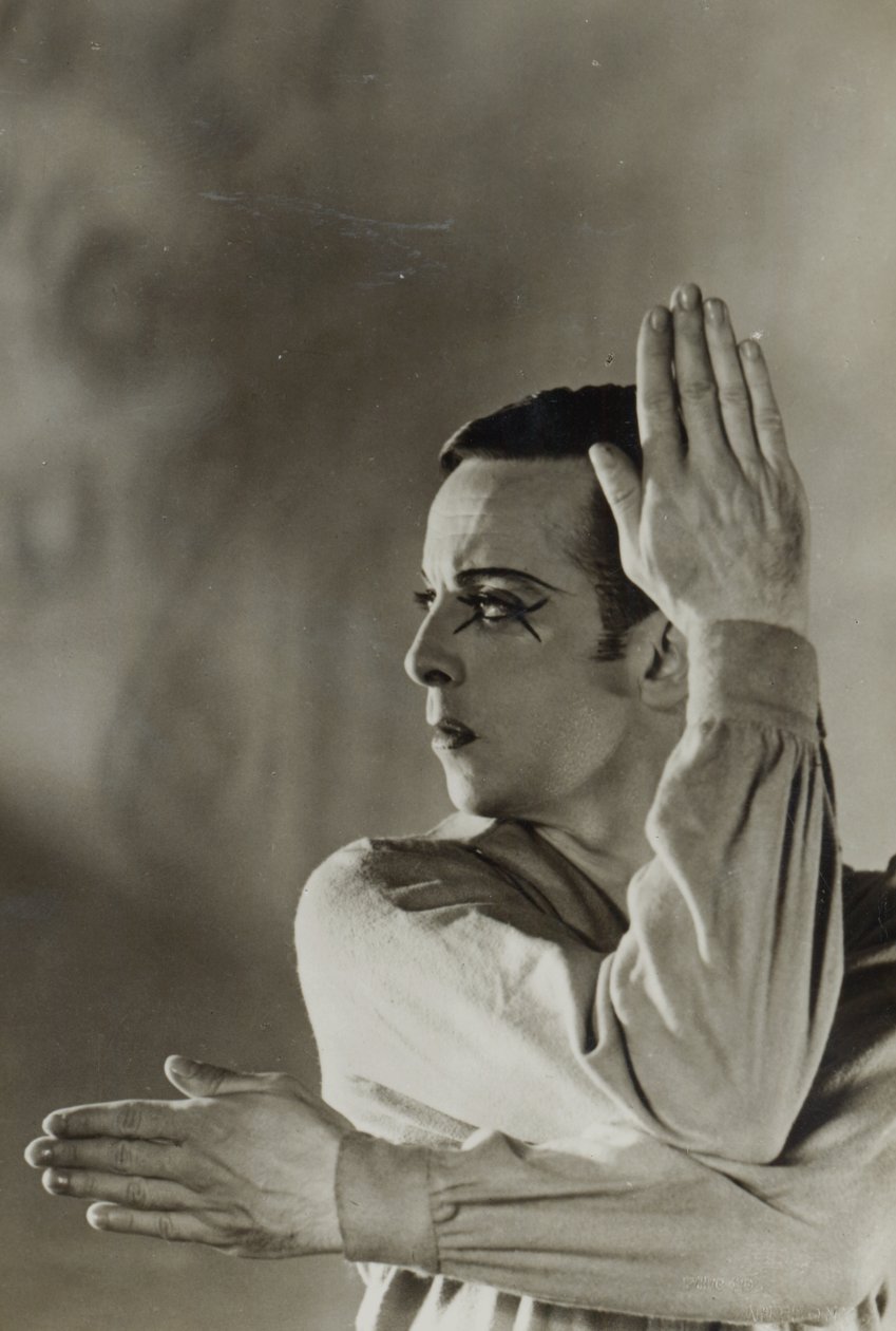 Postcard of Robert Helpmann in The Wanderer 1941 by Australian Photographer