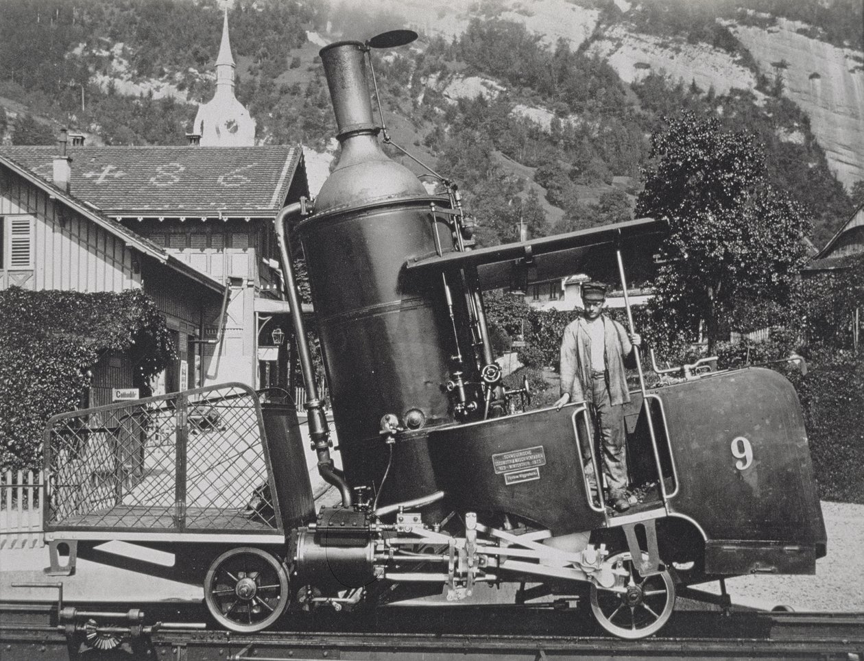 An Alpine Steam Locomotive by Austrian Photographer