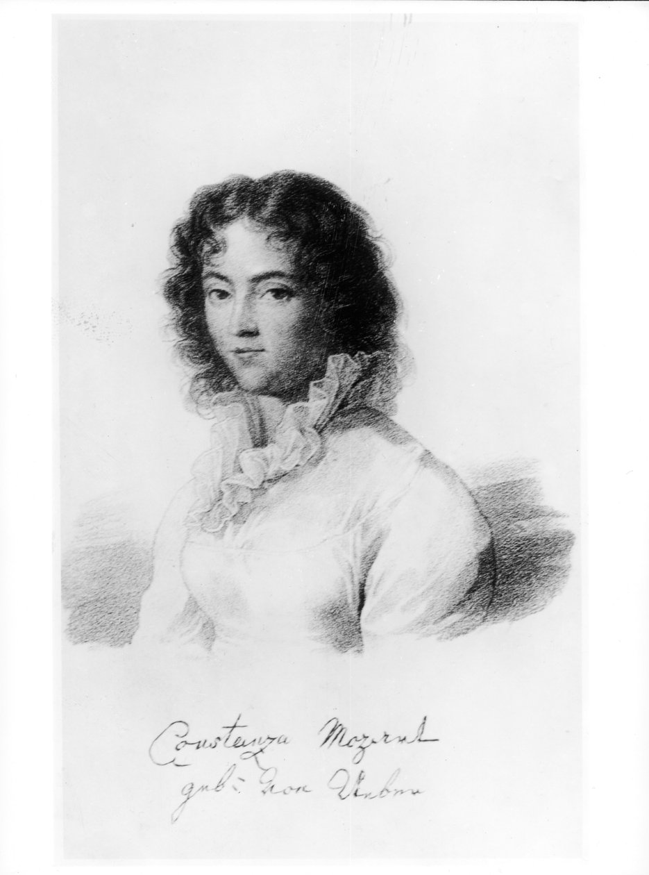 Portrait of Constanze Mozart by Austrian School