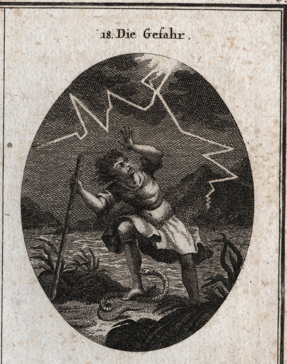 Allegory of Peril by Austrian School