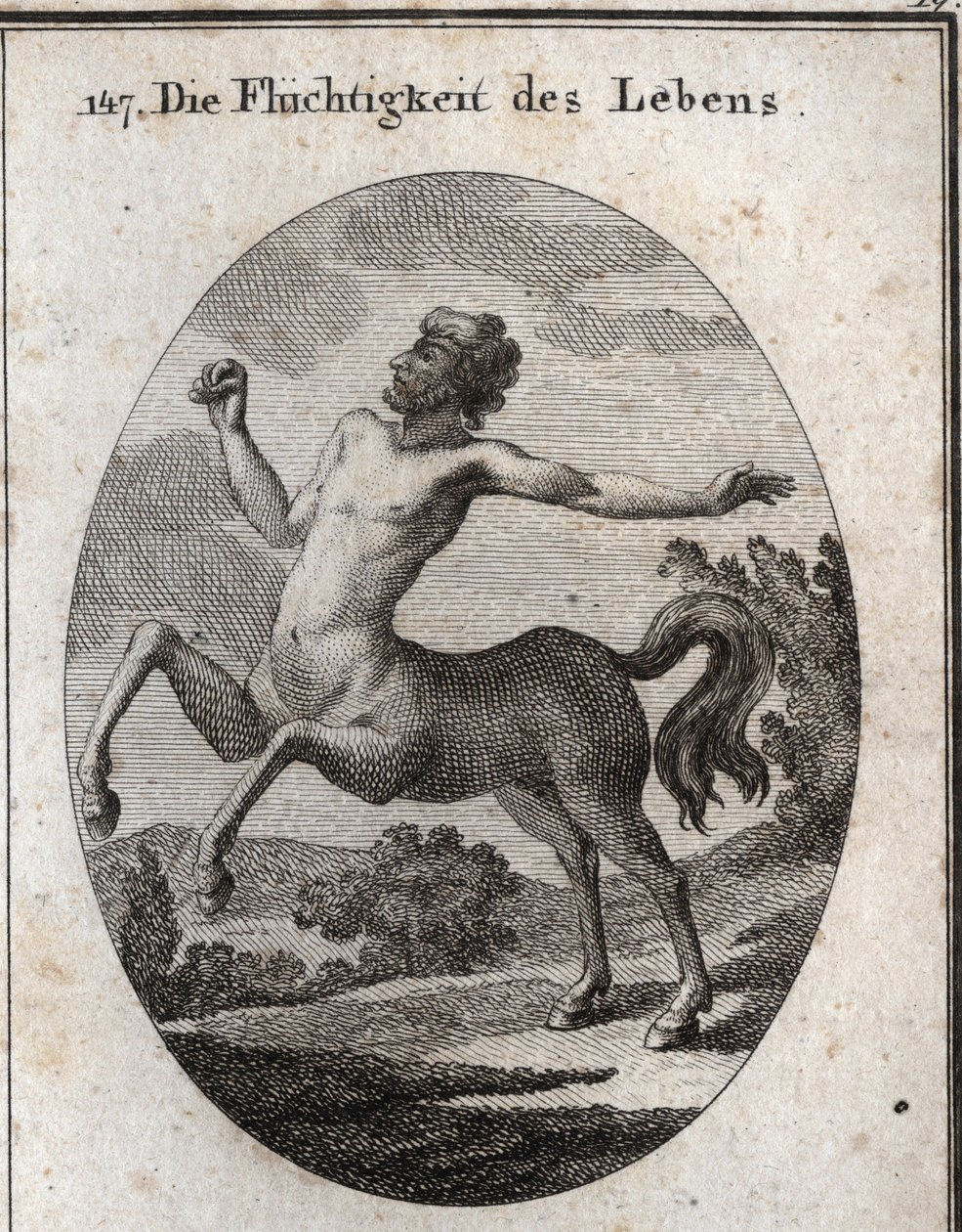 Allegory of the Velocity of Human Life by Austrian School