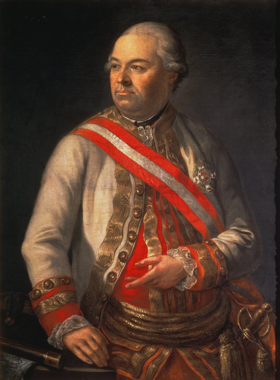 Count Andreas Hadik von Futak (1710-90), Commander of the Austrian Army in the Campaign Against Turkey in 1789 by Austrian School