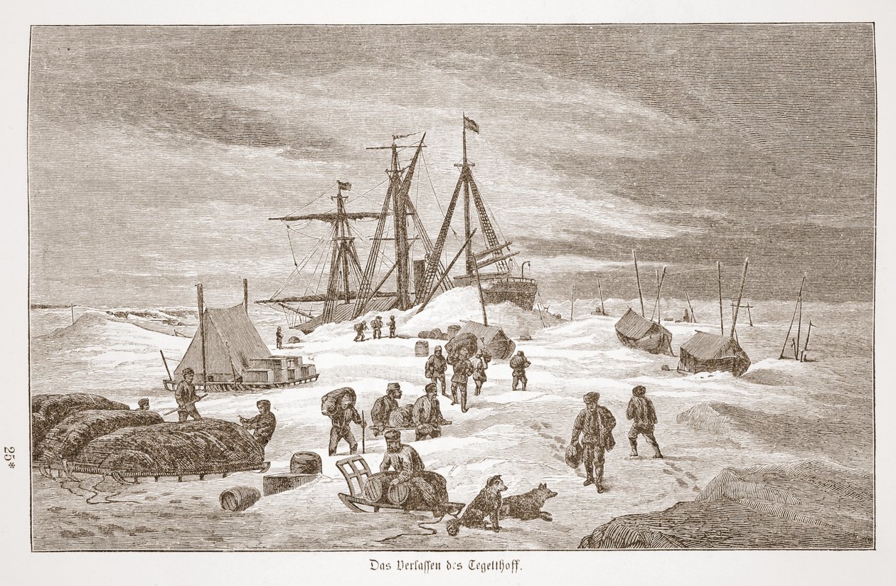 Leaving the Tegetthoff, 1876 by Austrian School