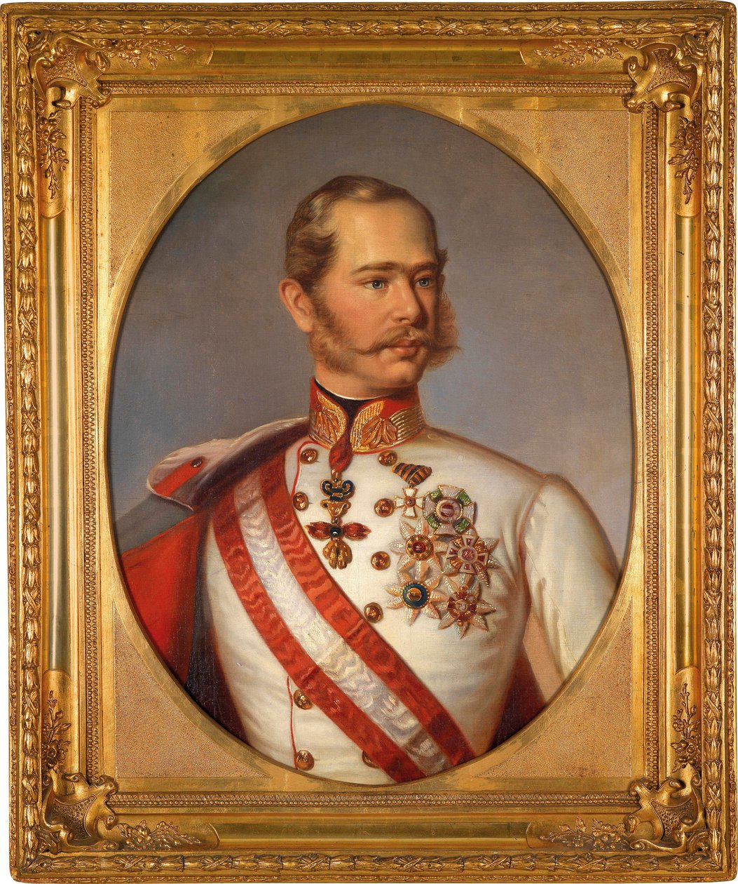 Portrait of Franz Joseph I of Austria by Austrian School