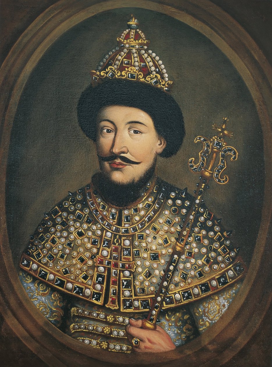 Portrait of the Tsar Alexis I Mikhailovich of Russia by Austrian master