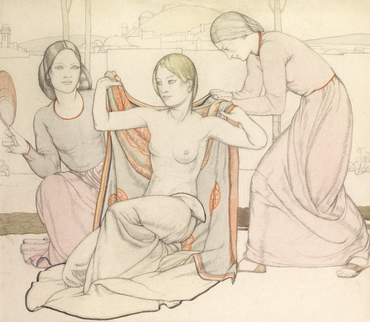 The Bathers by Averil Mary Burleigh