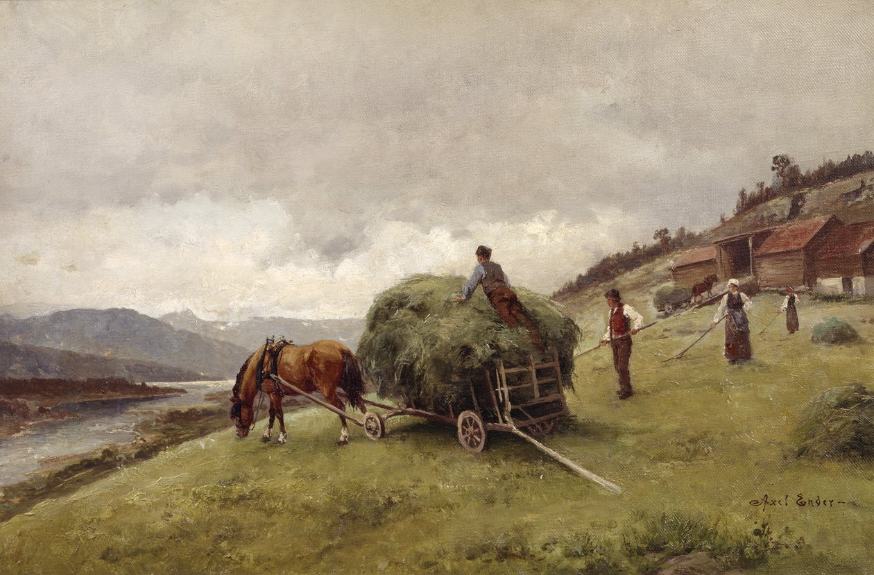Driving Hay by Axel Hjalmar Ender