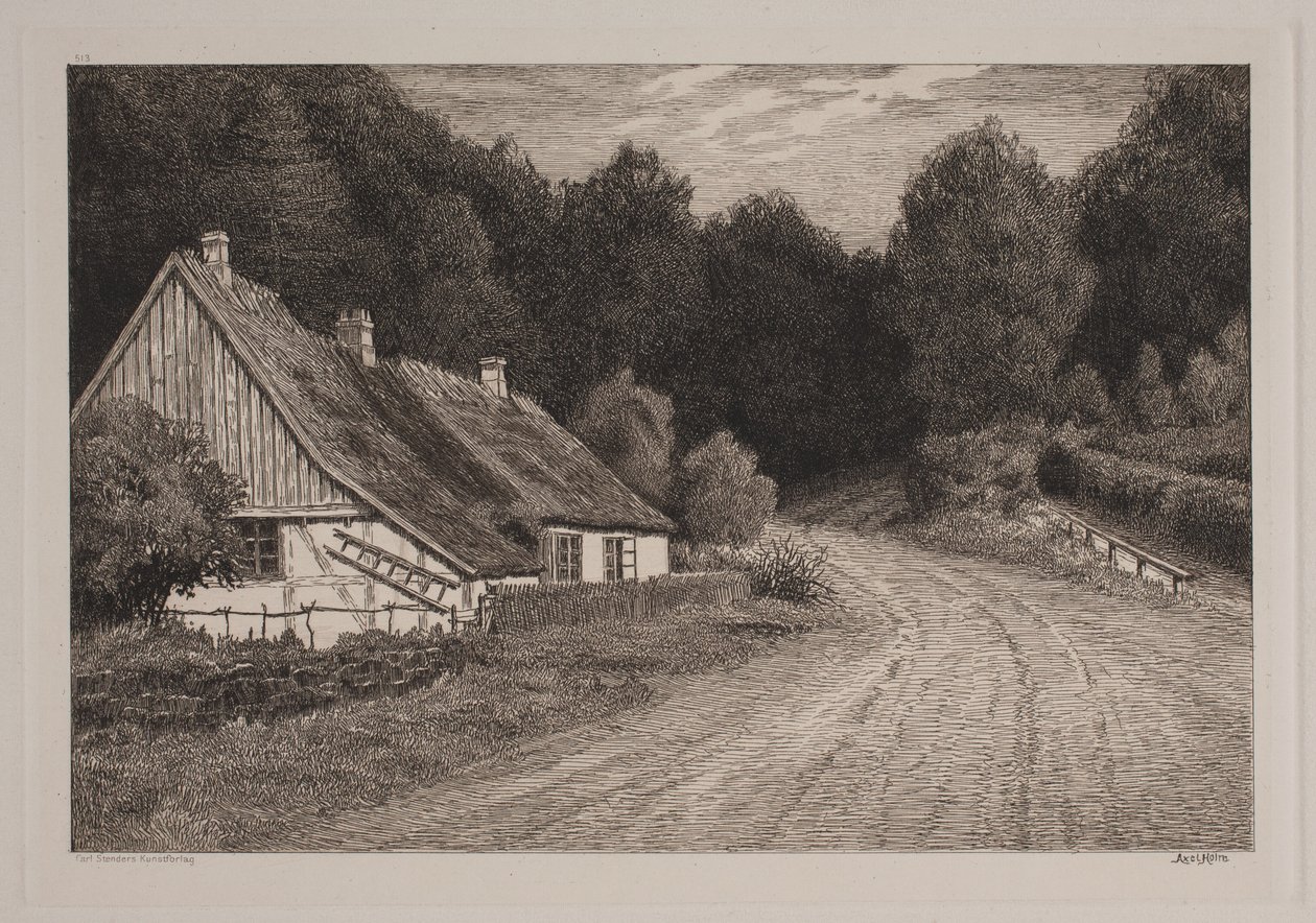 Farmhouse by the Forest by Axel Holm