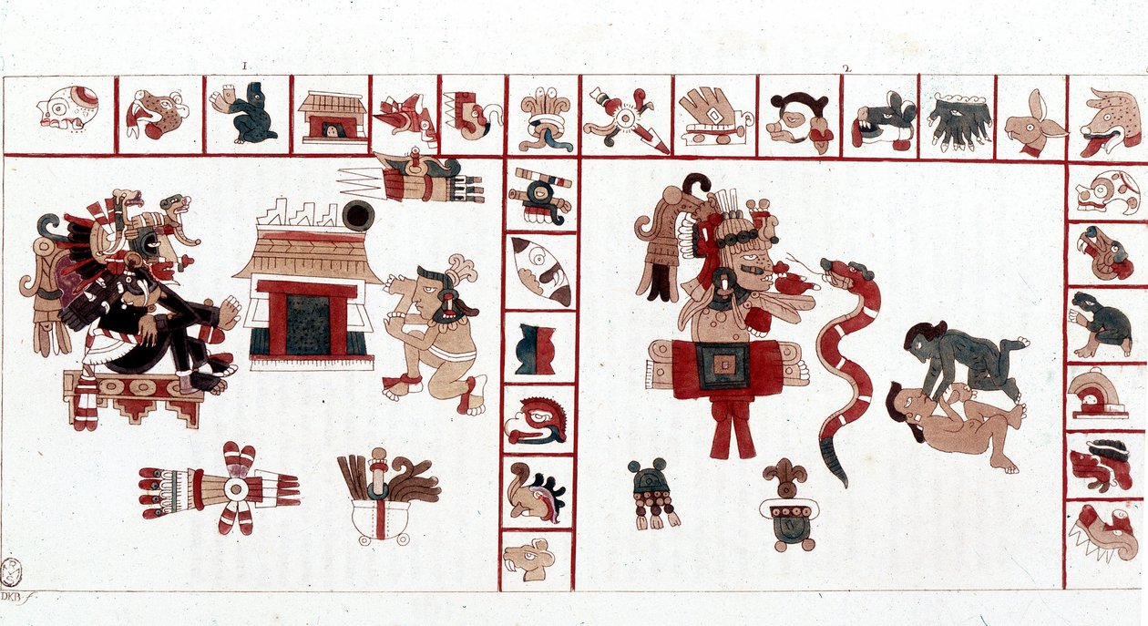 The Aztec God Cihuacohuatl by Aztec Aztec
