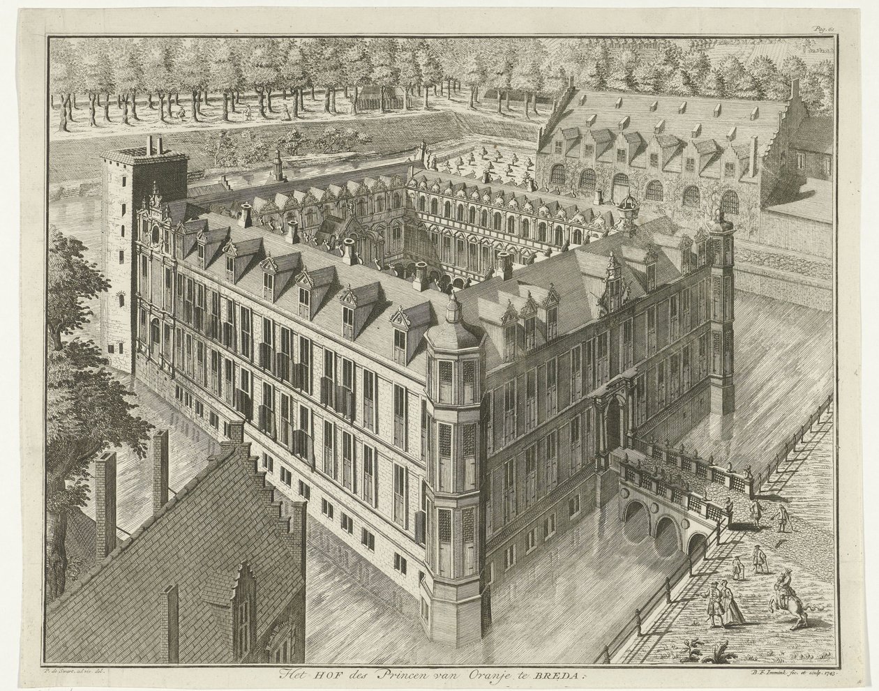 Castle of Breda by B.F. Immink