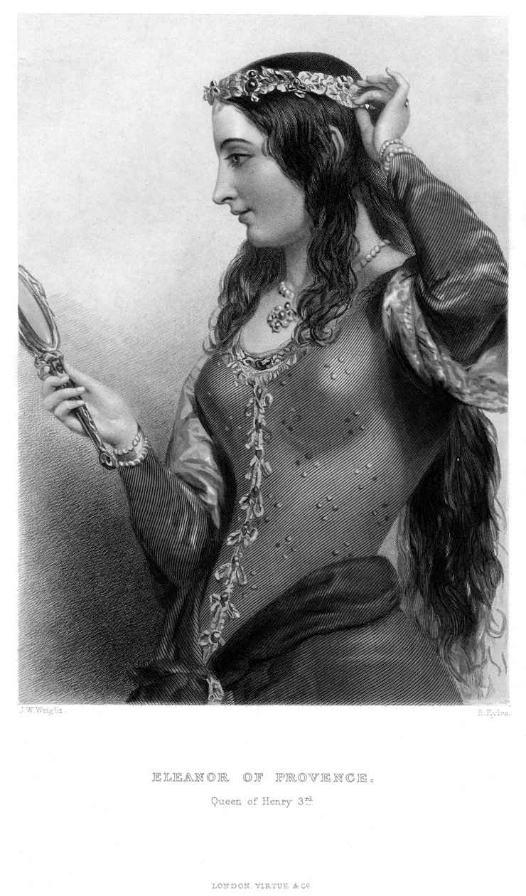 Eleanor of Provence, Queen consort of King Henry III by B. Eyles