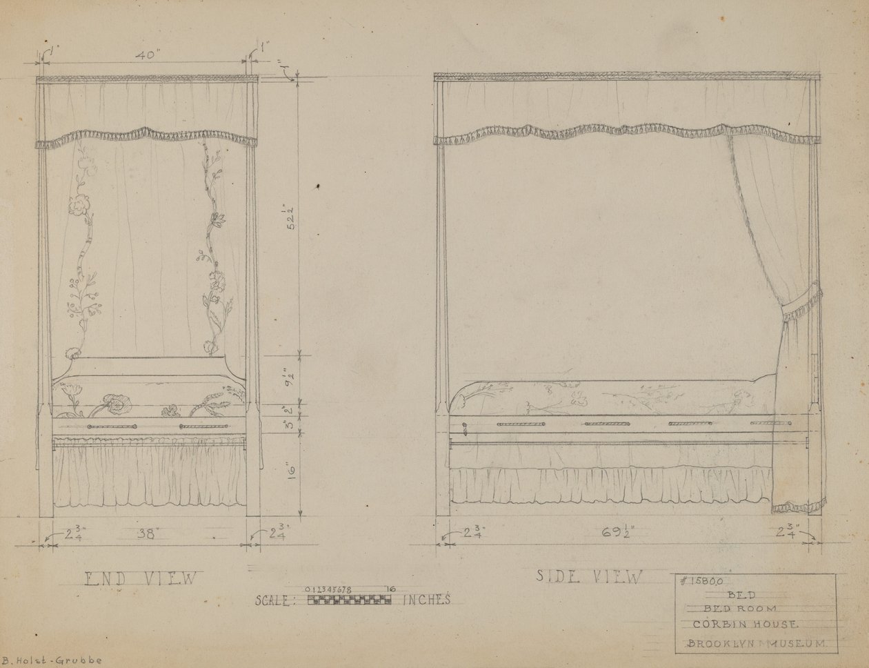 Bed by B. Holst Grubbe