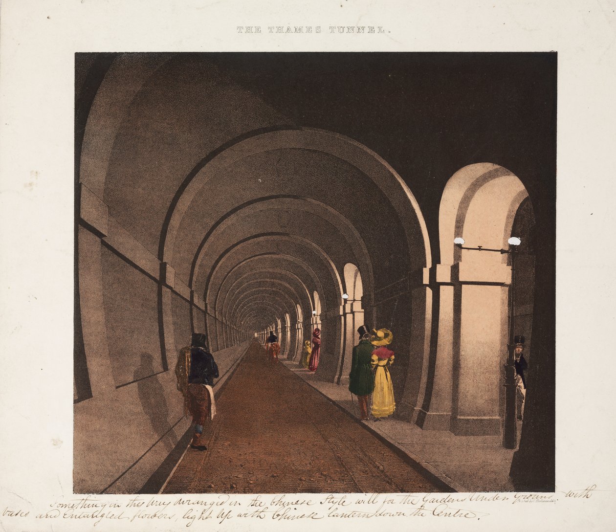 The Thames Tunnel by B. after Dixie