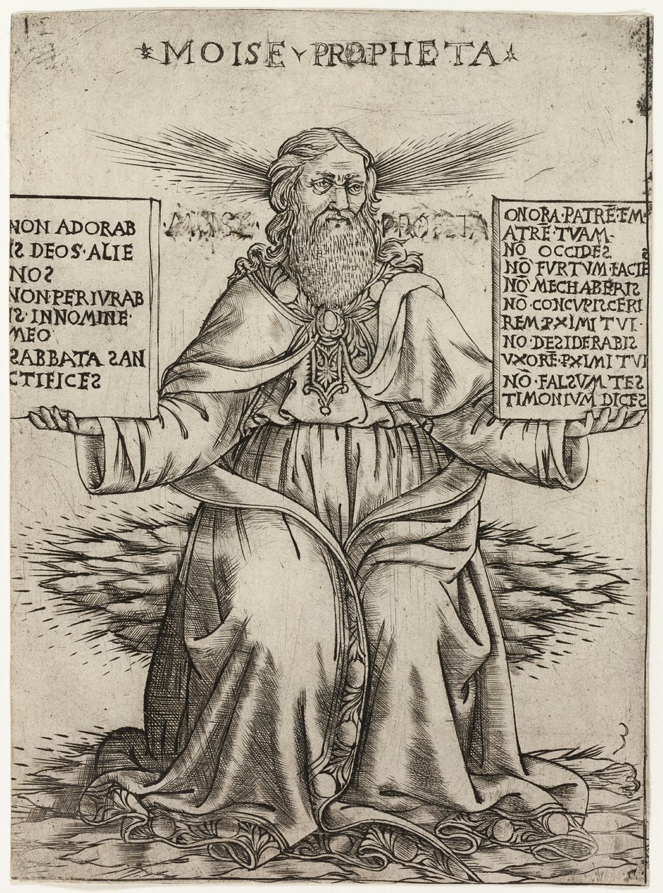 The Prophet Moses by Baccio Baldini