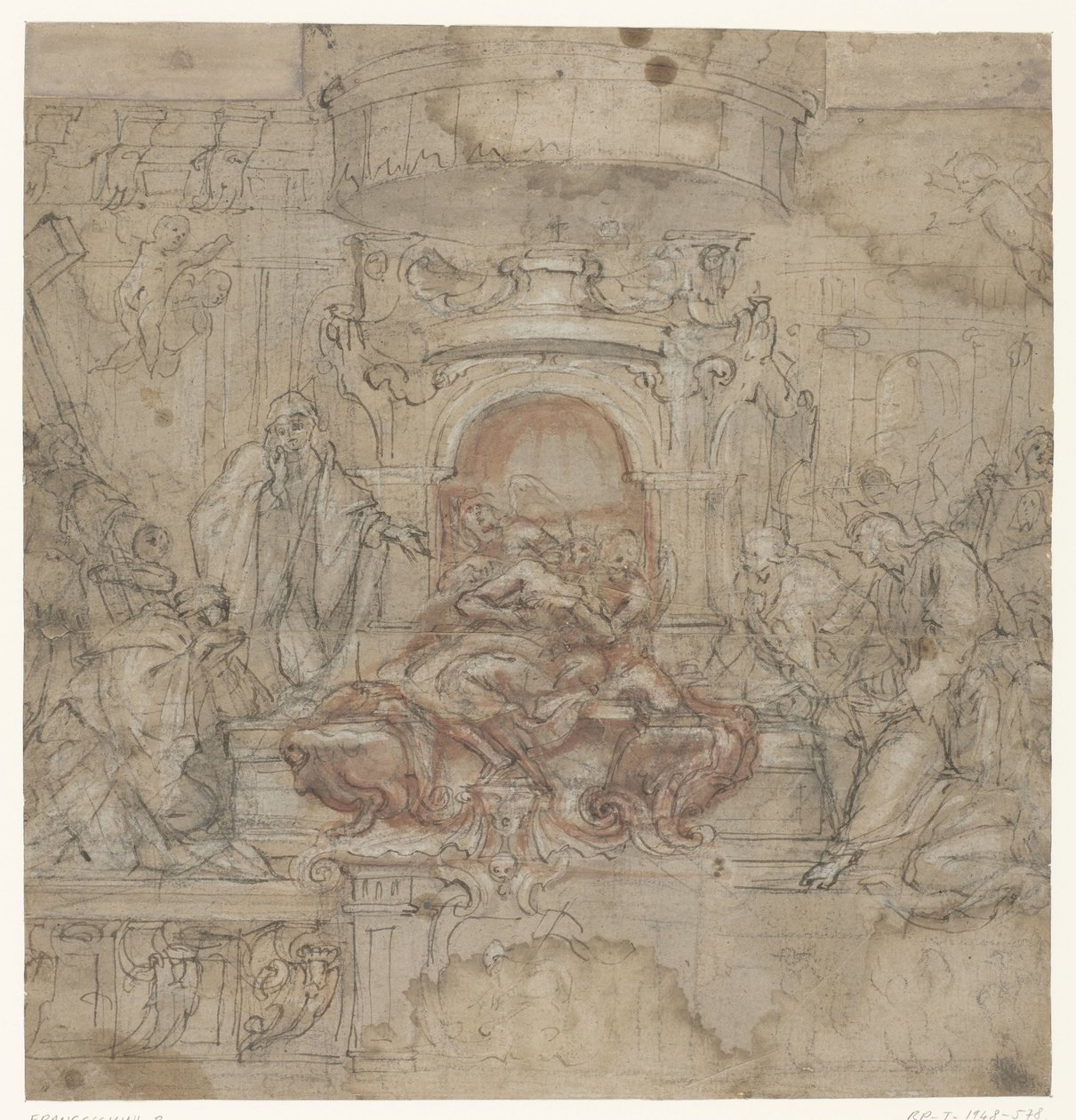 Design for a Scenographic Easter Altar by Baldassare Franceschini