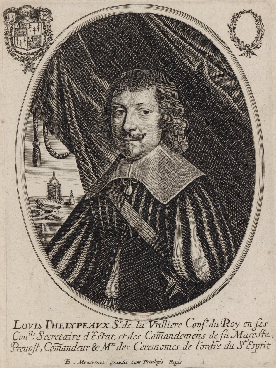 Louis Phélypeaux de La Vrillière, Secretary of State for the So-called Reformed Religion by Balthazar Moncornet