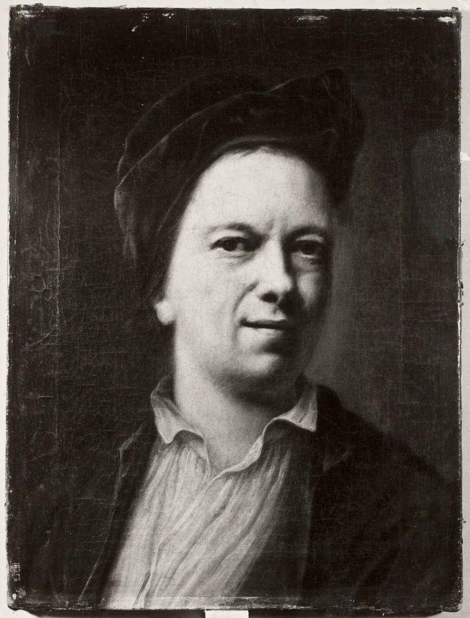 Portrait of a Man, Possibly a Self-portrait by Balthasar Denner