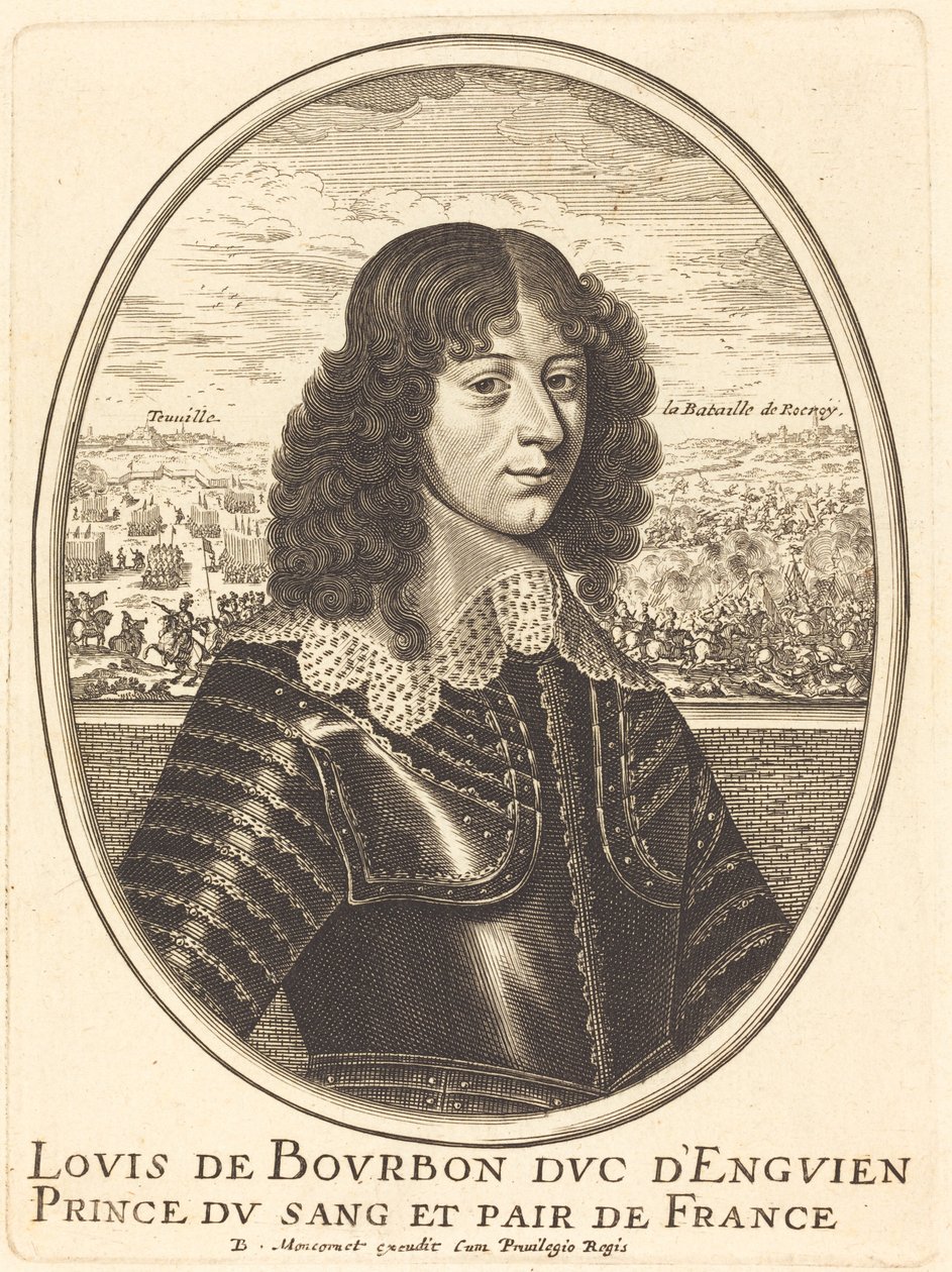 Louis II de Bourbon-Condé by Balthasar Moncornet