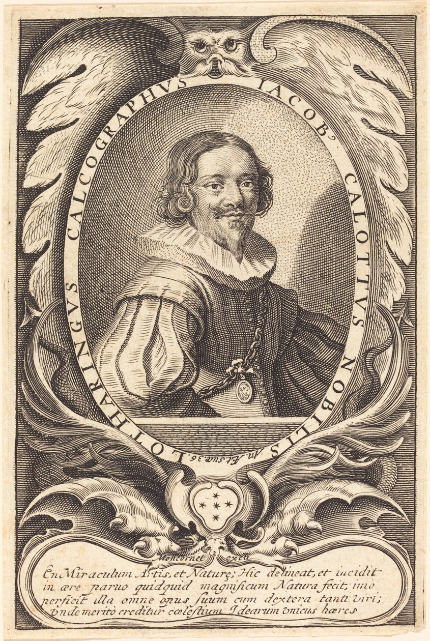 Jacques Callot by Balthasar Moncornet after Michel Lasne