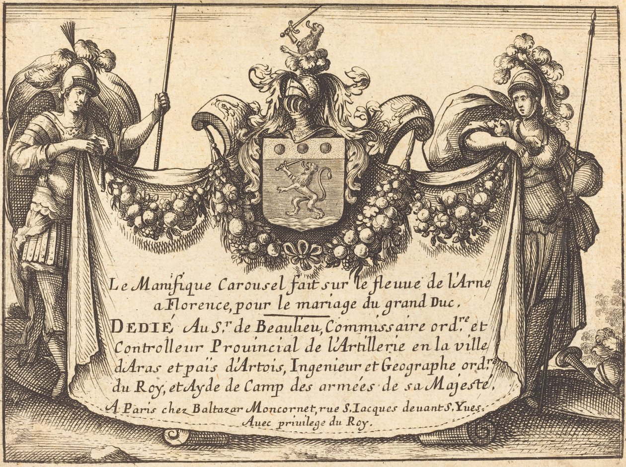 Title Page by Balthasar Moncornet after Remigio Cantagallina