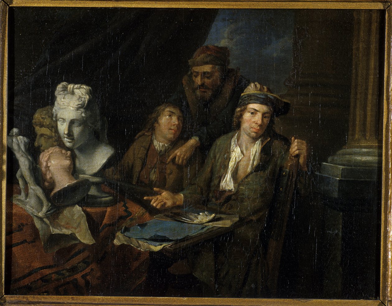 Artists Studio by Balthasar van den Bossche