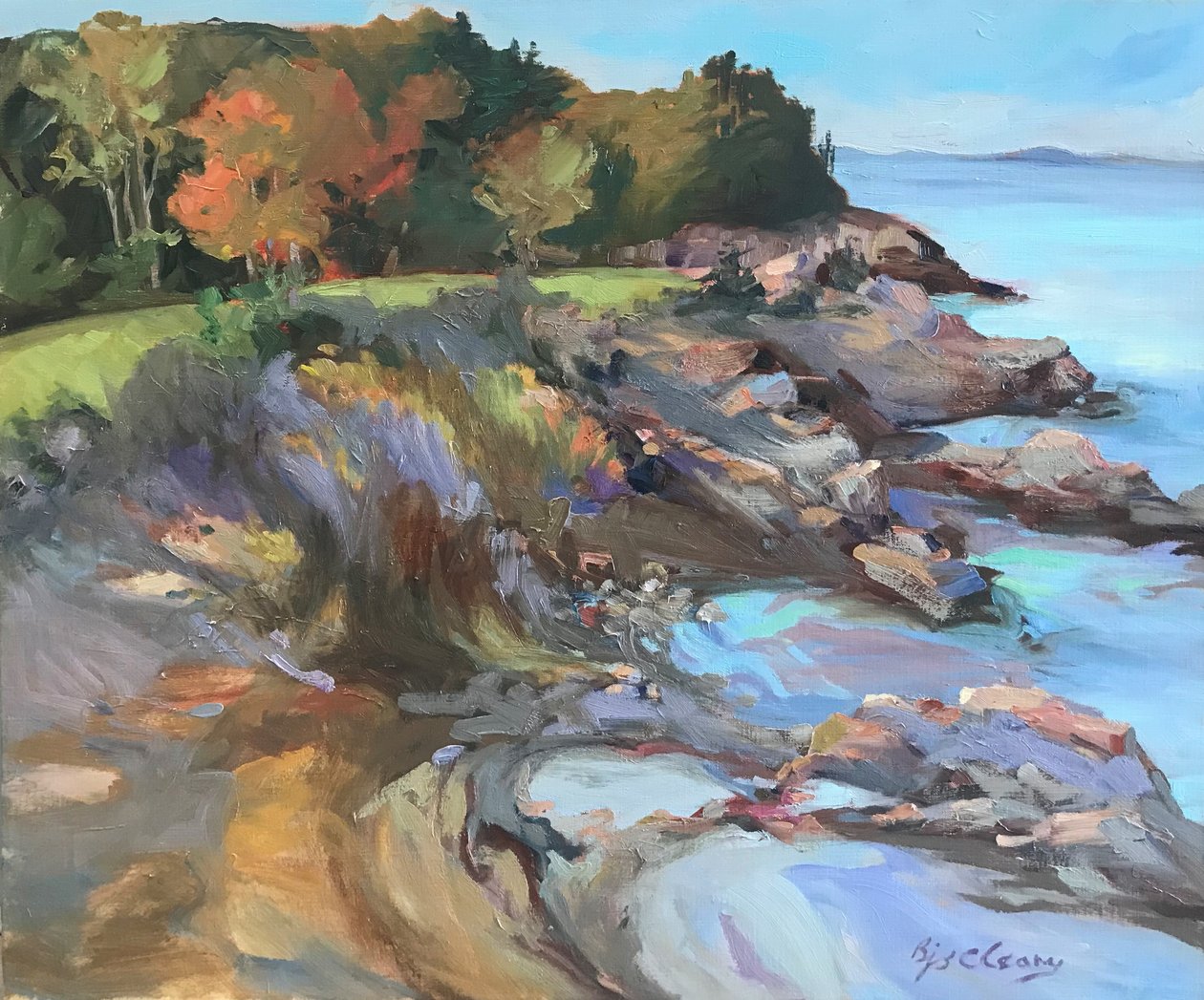 Maine Coast, c.1980-95 by Barbara Cleary