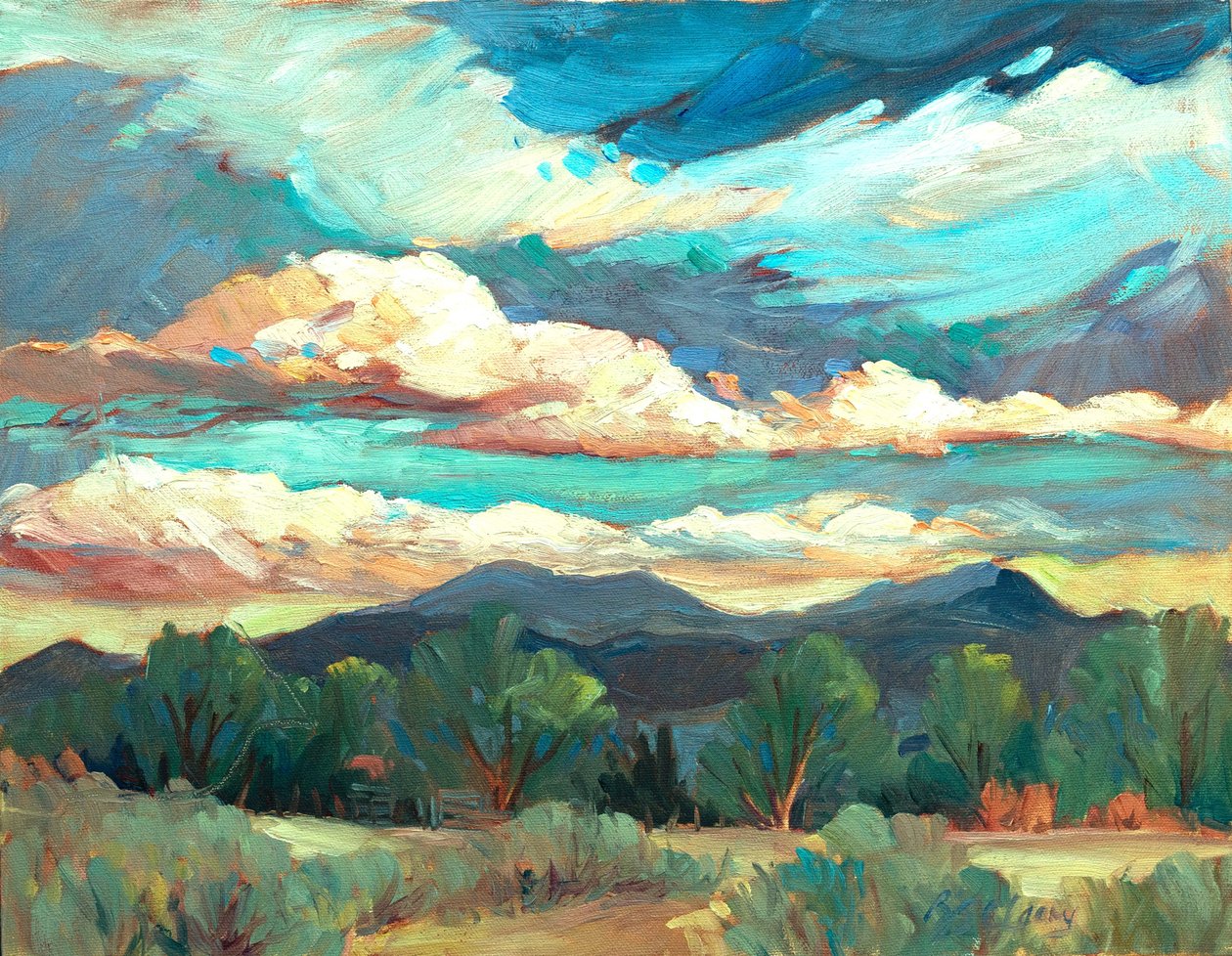 New Mexico Sky by Barbara Cleary