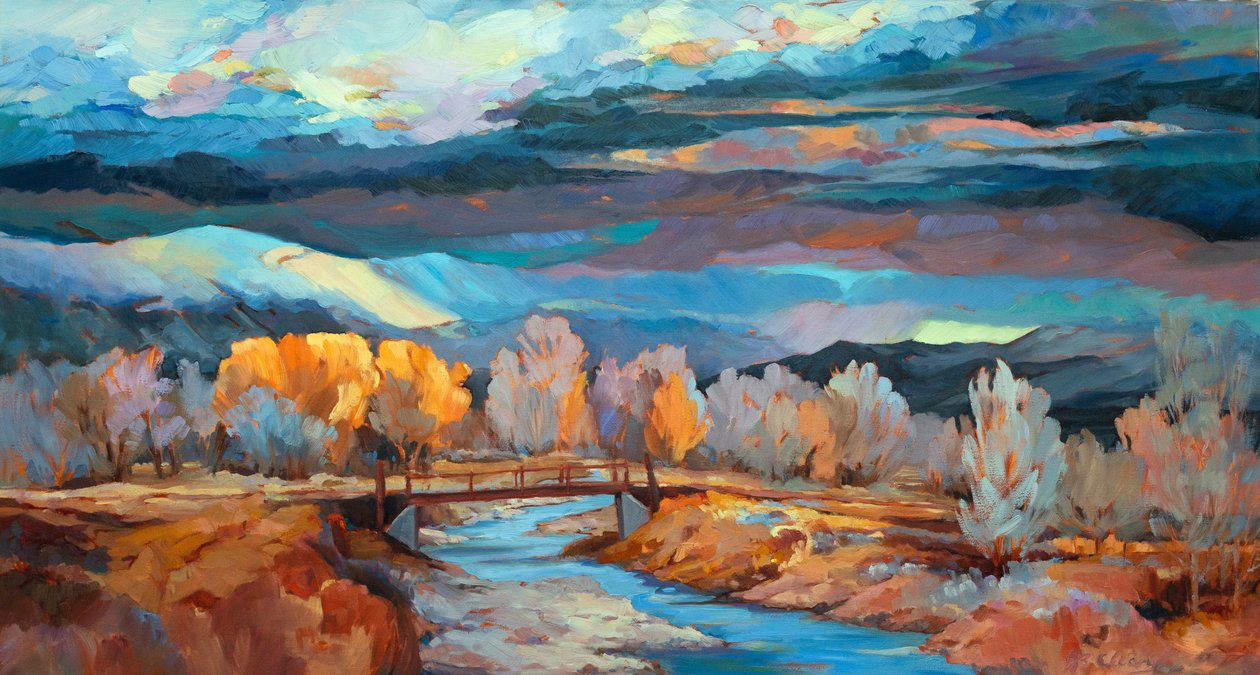 Rio Pueblo River by Barbara Cleary