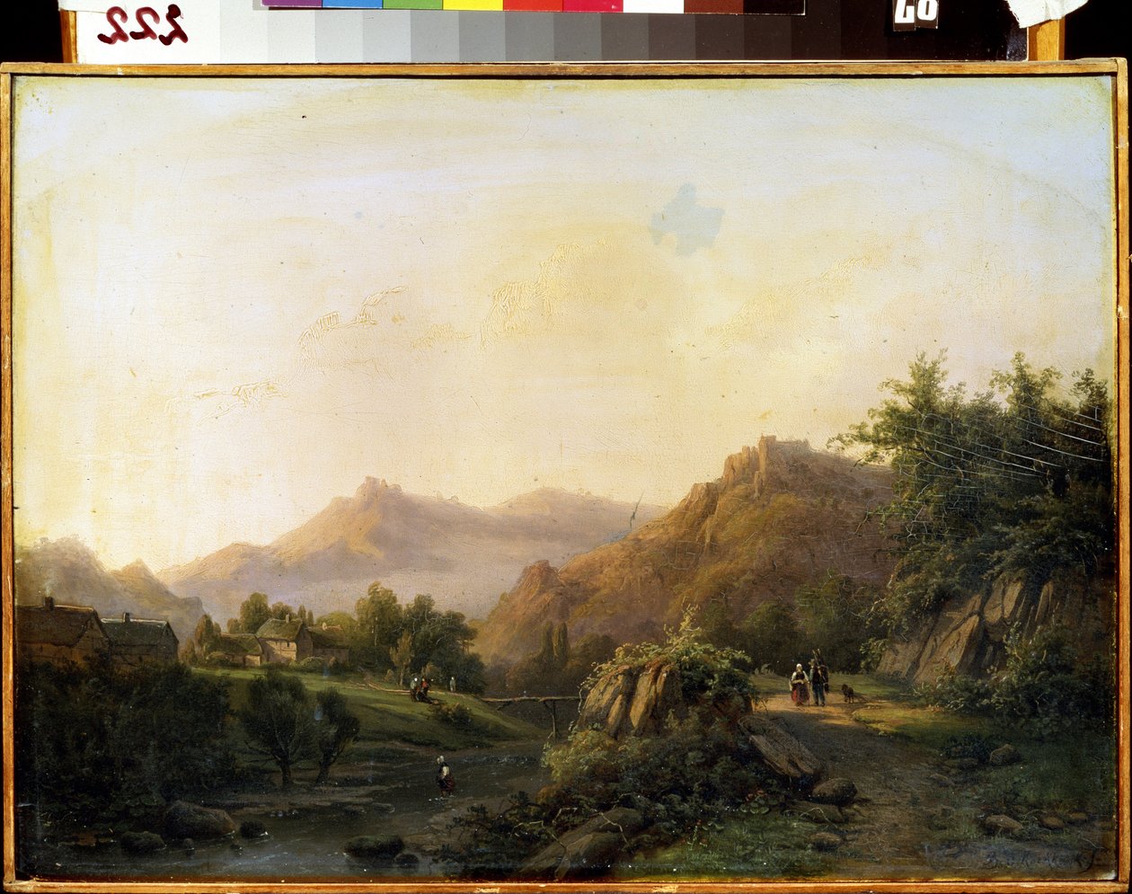 Landscape with a Way by Barend Cornelis Koekkoek