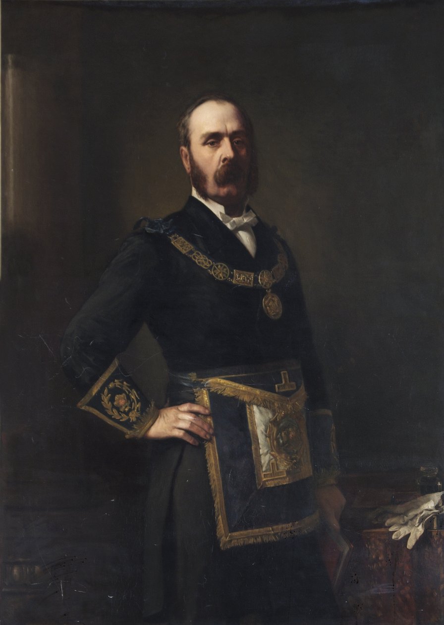 Sir John Braddick Monckton, 1883 by Barnett Samuel Marks
