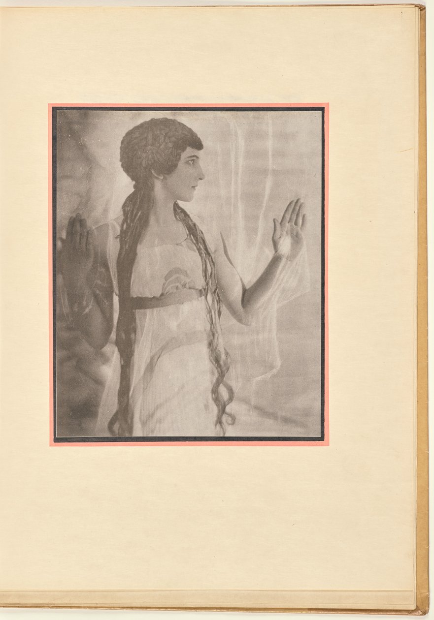 Female Dancer as a Nymph with Raised Arms by Baron Adolf De Meyer