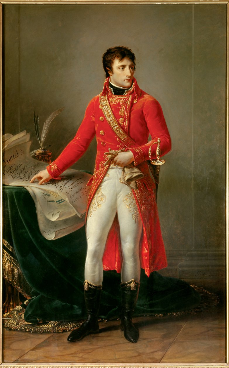 Portrait of Napoleon Bonaparte as First Consul by Baron Antoine Jean Gros