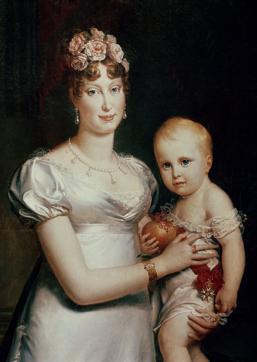 Marie-Louise of Habsbourg-Lorraine and the King of Rome (detail) by Baron François Pascal Simon Gérard