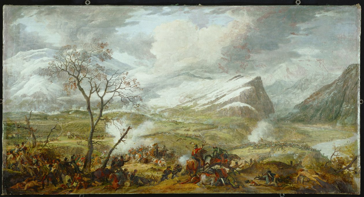 The Battle of Rivoli by Baron Louis Albert Bacler d'Albe