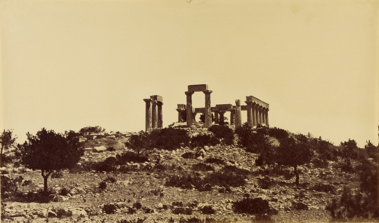 Temple of Jupiter at Aegina by Baron Paul des Granges