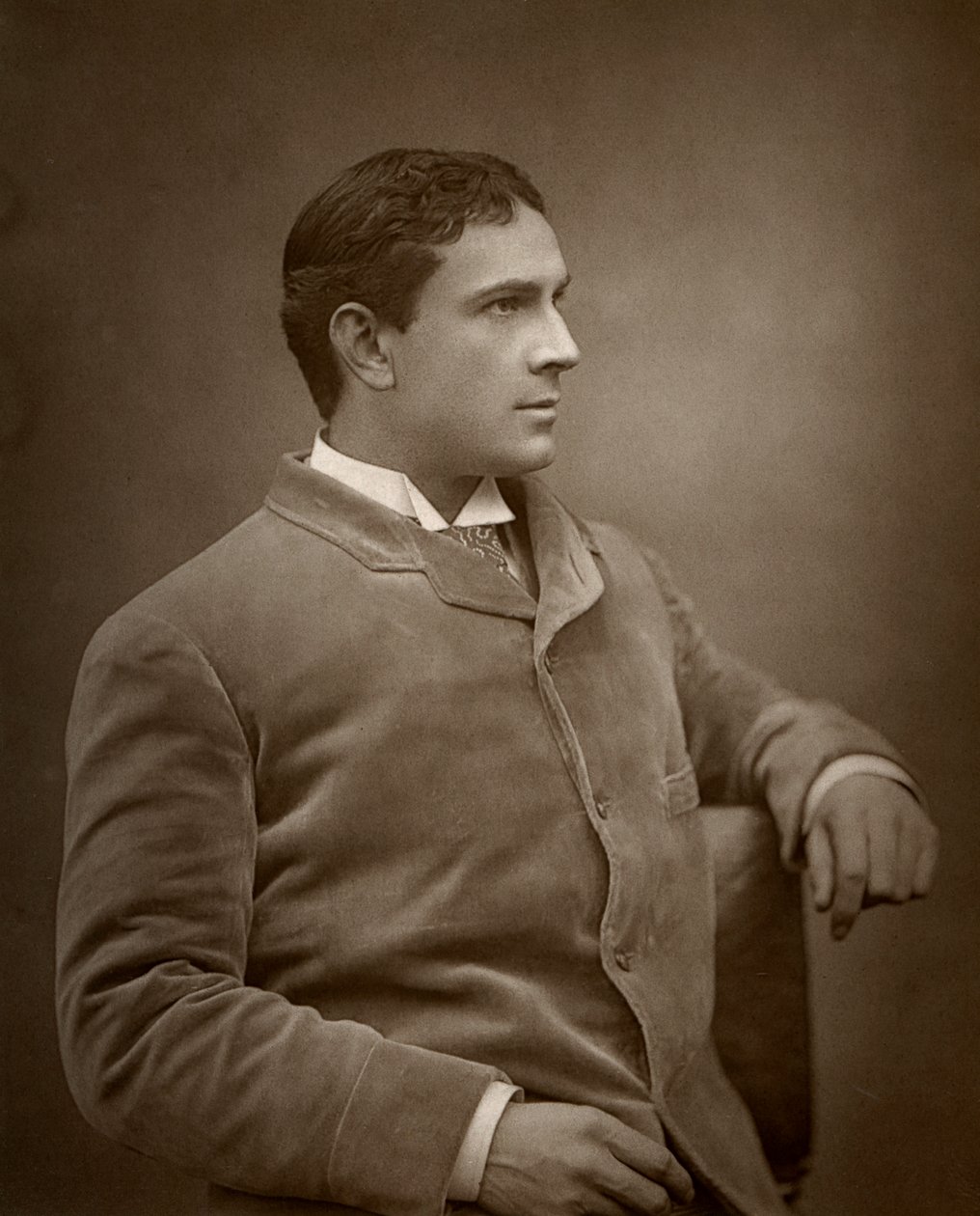Maurice Barrymore, British actor by Barraud