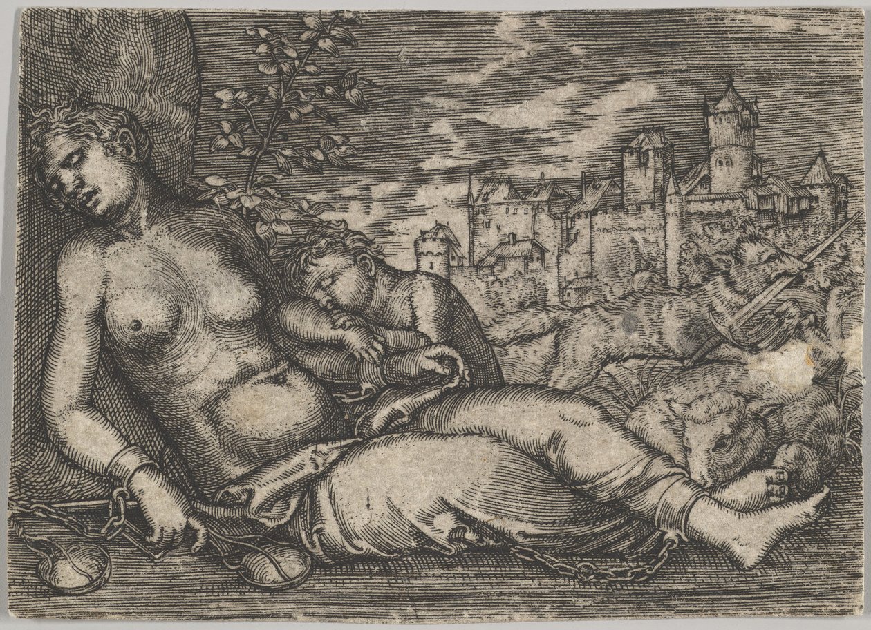 Der Welt Lauf Sleeping Justice (copy) by Barthel Beham