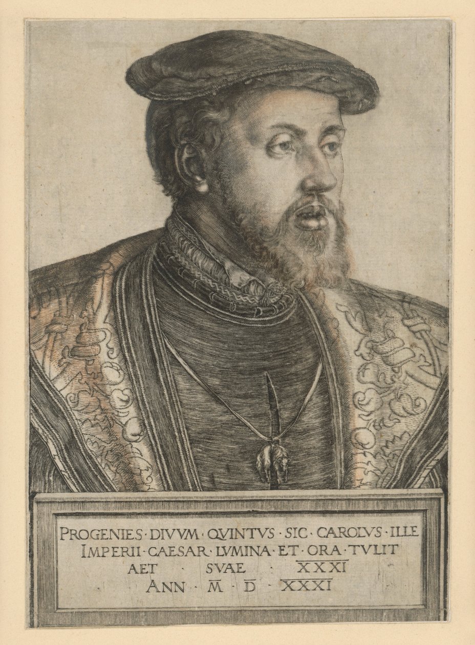 Emperor Charles V by Barthel Beham