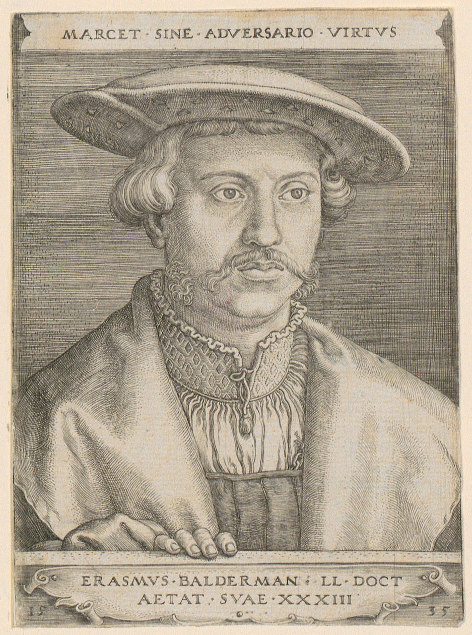 Portrait of Doctor Erasmus Baldermann by Barthel Beham