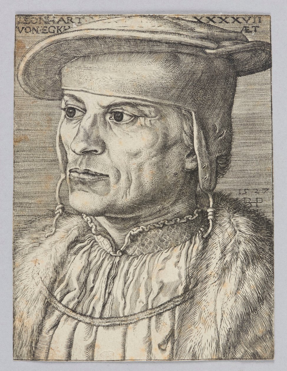Portrait of Leonard Van Eckh by Barthel Beham