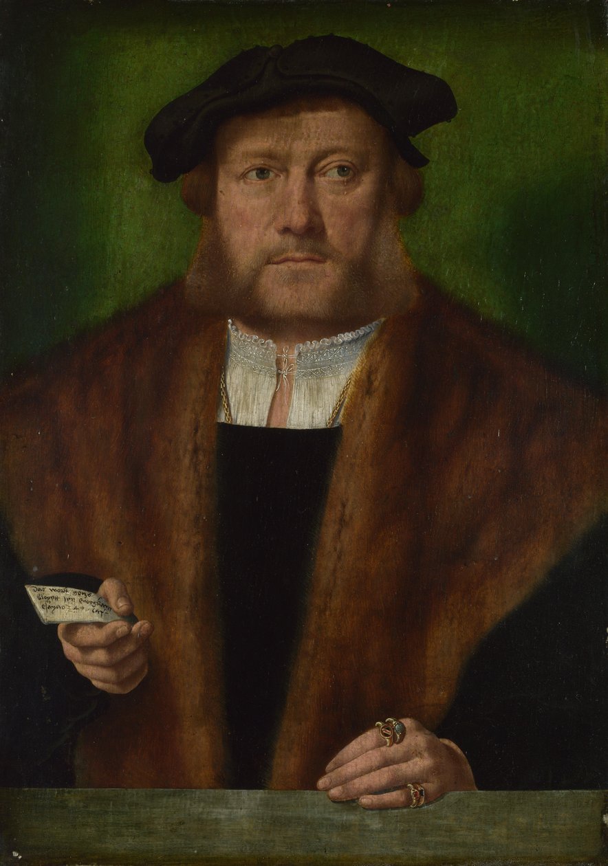 A Man, Probably of the Strauss Family by Bartholomaeus Bruyn the Elder
